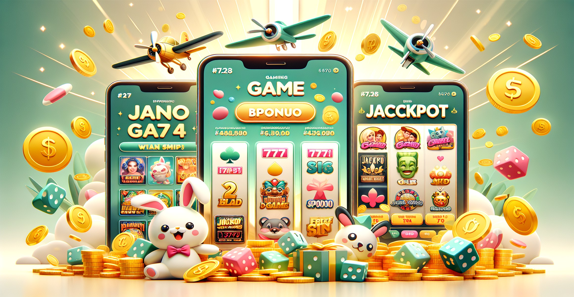 Spin to win with Upu Fortune Rabbit Slots - Online Slot Game at Pin-upu